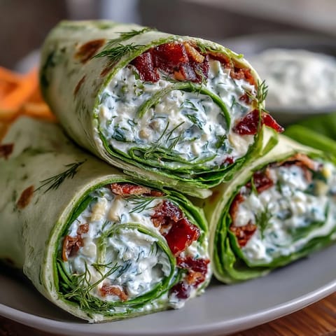 Colorful spinach tortilla pinwheels with herb cream cheese, carrots, and bell peppers, perfect for healthy snacking.