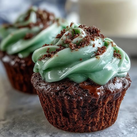 St Patricks Green Velvet Cupcakes