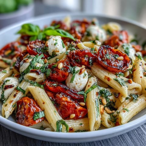 Summer Pasta Salad Caprese