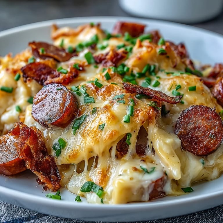 Served steaming hot from the crockpot, this family-style casserole makes an easy weeknight dinner.