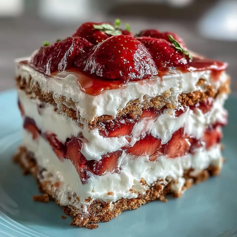 Easy Memorial Day No-Bake Icebox Cake, perfect for easy, chilled summer celebration slices.