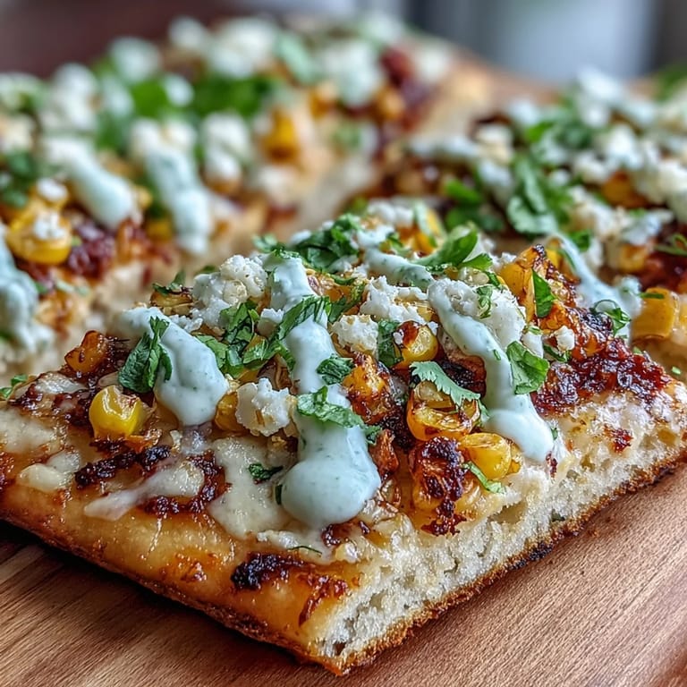 Enjoy this easy corn flatbread, a delicious Cinco de Mayo treat.