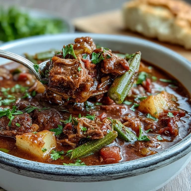 Delectable Kentucky Derby Burgoo Stew, a festive dish with rich flavors, ideal for gatherings.