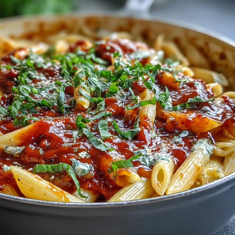 Deliciously cheesy one-pot creamy tomato basil pasta, ready in thirty minutes with basil.
